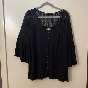 Torrid blouse l, mid length sleeves, Size 1